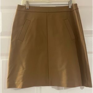 Mario Serrani, Dark camel- brown mini skirt.  Womens size 10.